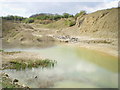 Farley Quarry - the south-west end