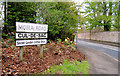 Moira Road sign, Hillsborough