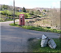 Telephone box at the junction