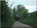 Minor road leaves Clyst St Mary