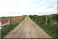 Entrance track to Lambs House Farm