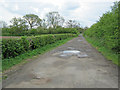 Farm track near Fiskerton Lodge