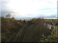 View north from Bridge MRB/54, New Cross Street, Bradford