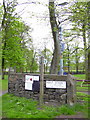 Footpath Sign at Chatterton