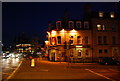 Rochester at night: The Crown