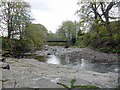 Footbridge over the River Wear east of Bridge End Ford