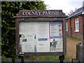 TG1808 : Colney Village Notice Board by Geographer