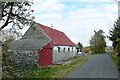 R1271 : Barn and house next to Doo Lough by Graham Horn