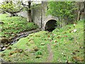 Auchincloch Burn, remains of sluice.