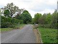 Bridleway and internal road on the Warnham Park Estate