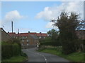 Road heading in to the village of Hutton