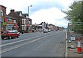 Tram lines on Ashton New Road (A662), Clayton