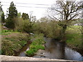 The view downstream from Taw Bridge on the river Taw