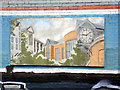 Detail of Mural near Cambridge Station