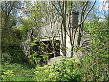 TF7023 : Overgrown railway bridge north of Roydon by Richard Humphrey