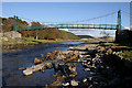 A footbridge over the River Clyde