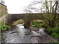 Bondleigh Bridge on the river Taw as seen from downstream