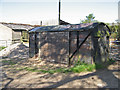 Railway van shed