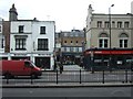 Looking across Upper Street into Islington High Street