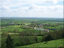 ST5138 : Glastonbury Tor - View towards the reservoir by Colin Babb