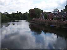 SO5039 : River Wye - Hereford by Colin Babb