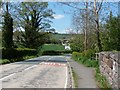 Approaching the crossroads at Llynclys