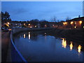 Wansbeck River at night