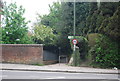 High Weald Landscape Trail sign, North St