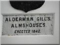 Plaque, Alderman Gill