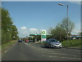 Filling station on the A71 near Galston