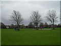 Looking towards a seat in Croshaw Rec