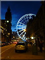 Sheffield: Surrey Street by night