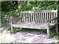 Memorial bench, Sixpenny Handley