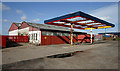 A former filling station at Carnwath