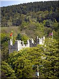 NY8362 : Langley Castle by Andrew Curtis