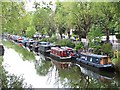 TQ2682 : Narrowboats on the Regent's Canal, from Maida Avenue by David Martin