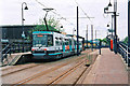 Manchester Metrolink tram no. 1012 at Langworthy tram stop