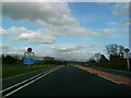 Start of the dual carriageway on the A66