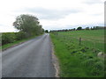 Minor road heading for Easter Cruicksfield