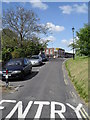 Looking up Church Road towards the A286