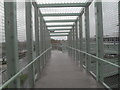 Mid-section of footbridge over the A27