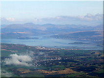 NS3768 : Kilmacolm, Port Glasgow and the Firth of Clyde from the air by Thomas Nugent