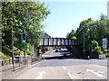 Railway bridge crossing the B769