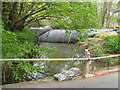 Major repairs to stream at Lickfold bridge