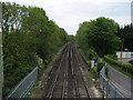 Railway from the Clarendon Way