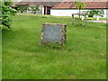 Commemorative plaque for Jubilee year 1977