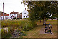 Seat by Pond, Edgefield, Norfolk