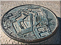 Relief map of Surrey Docks