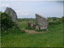 SH4666 : Bryn Gwyn Standing Stones by Eirian Evans