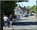 2010 : B3414 with walkers entering Warminster